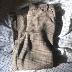 plaid trousers